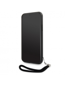 Karl Lagerfeld Saffiano Plaque Case för iPhone 13 Pro Svart