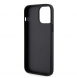 Karl Lagerfeld Saffiano Card Slot Metal Signature Case för iPhone 13 Pro Max Svart