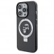 Karl Lagerfeld Ringställ Karl och Choupette MagSafe Fodral för iPhone 15 Pro Max Svart