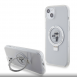 Karl Lagerfeld Ringställ Karl och Choupette MagSafe Fodral till iPhone 15 Plus Vit