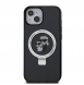 Karl Lagerfeld Ringställ Karl och Choupette MagSafe Fodral till iPhone 15 Svart