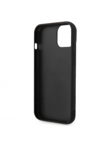 Karl Lagerfeld Quilted Puffy Metal Logotypfodral till iPhone 15 Svart