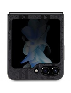 Karl Lagerfeld PU Saffiano Monogram Ikonik NFT Fodral till Samsung Galaxy Z Flip 5 Svart
