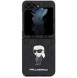Karl Lagerfeld PU Saffiano Monogram Ikonik NFT Fodral till Samsung Galaxy Z Flip 5 Svart