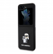 Karl Lagerfeld PU Saffiano Karl och Choupette NFT-fodral till Samsung Galaxy Z Flip 5 Svart