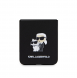 Karl Lagerfeld PU Saffiano Karl och Choupette NFT-fodral till Samsung Galaxy Z Flip 5 Svart