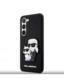 Karl Lagerfeld PU Saffiano Karl och Choupette NFT-fodral till Samsung Galaxy S23+ Svart