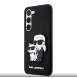 Karl Lagerfeld PU Saffiano Karl och Choupette NFT-fodral till Samsung Galaxy S23+ Svart