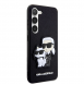 Karl Lagerfeld PU Saffiano Karl och Choupette NFT-fodral till Samsung Galaxy S23+ Svart