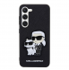 Karl Lagerfeld PU Saffiano Karl och Choupette NFT-fodral till Samsung Galaxy S23+ Svart