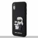 Karl Lagerfeld PU Saffiano Karl och Choupette NFT-fodral till iPhone XR Svart