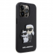 Karl Lagerfeld PU Saffiano Karl och Choupette NFT-fodral till iPhone 14 Pro Svart