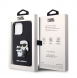 Karl Lagerfeld PU Saffiano Karl och Choupette NFT-fodral till iPhone 14 Pro Svart