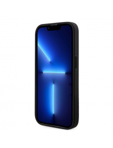 Karl Lagerfeld PU Saffiano Karl och Choupette NFT-fodral till iPhone 14 Pro Svart