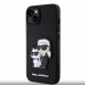 Karl Lagerfeld PU Saffiano Karl och Choupette NFT-fodral till iPhone 14 Svart