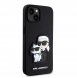 Karl Lagerfeld PU Saffiano Karl och Choupette NFT-fodral till iPhone 14 Svart