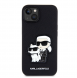 Karl Lagerfeld PU Saffiano Karl och Choupette NFT-fodral till iPhone 14 Svart
