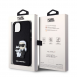Karl Lagerfeld PU Saffiano Karl och Choupette NFT-fodral till iPhone 14 Svart