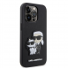 Karl Lagerfeld PU Saffiano Karl och Choupette NFT-fodral till iPhone 13 Pro Svart