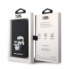 Karl Lagerfeld PU Saffiano Karl och Choupette NFT Bokfodral för iPhone 13 Pro Svart