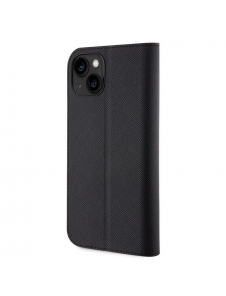Karl Lagerfeld PU Saffiano Karl och Choupette NFT Bokfodral för iPhone 13 Svart