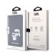 Karl Lagerfeld PU Saffiano Karl och Choupette NFT bokfodral för iPhone 12/12 Pro Svart