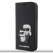 Karl Lagerfeld PU Saffiano Karl och Choupette NFT Bokfodral för iPhone 11 Svart