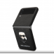 Karl Lagerfeld PU Saffiano Ikonik Fodral till Samsung Galaxy Z Flip 4 Svart