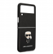 Karl Lagerfeld PU Saffiano Ikonik Fodral till Samsung Galaxy Z Flip 4 Svart