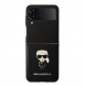 Karl Lagerfeld PU Saffiano Ikonik Fodral till Samsung Galaxy Z Flip 4 Svart