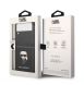Karl Lagerfeld PU Saffiano Ikonik Fodral till Samsung Galaxy Z Flip 4 Svart