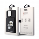 Karl Lagerfeld PU Saffiano Card Slot Stand Karl and Choupette Fodral till iPhone 15 Pro Max Svart