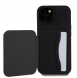Karl Lagerfeld PU Saffiano Card Slot Stand Karl and Choupette Fodral till iPhone 15 Svart