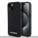 Karl Lagerfeld PU Quilted Pattern Fodral till iPhone 15 Svart
