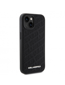 Karl Lagerfeld PU Quilted Pattern Fodral till iPhone 15 Svart