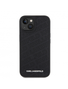 Karl Lagerfeld PU Quilted Pattern Fodral till iPhone 15 Svart