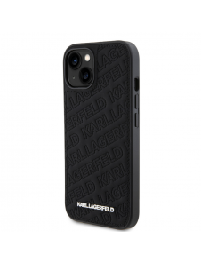 Karl Lagerfeld PU Quilted Pattern Fodral till iPhone 15 Svart