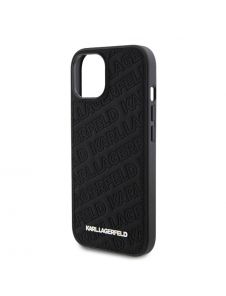 Karl Lagerfeld PU Quilted Pattern Fodral till iPhone 15 Svart