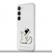 Karl Lagerfeld PC/TPU Choupette Eat-fodral till Samsung Galaxy S23+ Transparent
