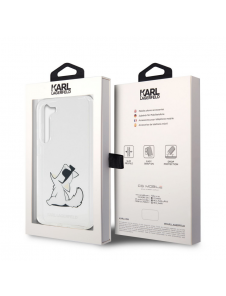 Karl Lagerfeld PC/TPU Choupette Eat-fodral till Samsung Galaxy S23 Transparent