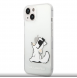 Karl Lagerfeld PC/TPU Choupette Eat-fodral till iPhone 14 Plus Transparent