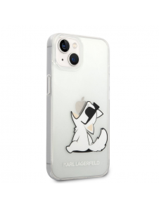 Karl Lagerfeld PC/TPU Choupette Eat-fodral till iPhone 14 Plus Transparent