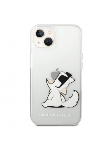Karl Lagerfeld PC/TPU Choupette Eat-fodral till iPhone 14 Plus Transparent