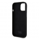 Karl Lagerfeld Flytande Silikon Metall Ikonik Fodral till iPhone 15 Svart