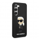 Karl Lagerfeld flytande silikon Ikonik NFT-fodral till Samsung Galaxy S23 Svart