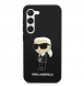 Karl Lagerfeld flytande silikon Ikonik NFT-fodral till Samsung Galaxy S23 Svart