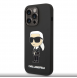 Karl Lagerfeld Liquid Silicone Ikonik NFT Fodral till iPhone 14 Pro Max Svart