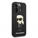 Karl Lagerfeld Liquid Silicone Ikonik NFT Fodral till iPhone 14 Pro Max Svart