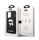 Karl Lagerfeld Liquid Silicone Ikonik NFT Fodral till iPhone 14 Pro Max Svart