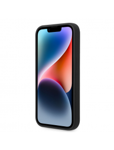 Karl Lagerfeld flytande silikon Ikonik NFT-fodral till iPhone 14 Pro Svart